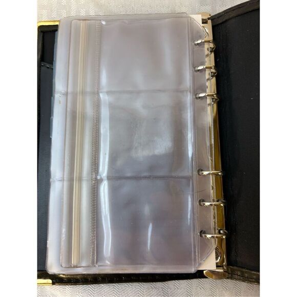 Rolodex black leather address card holder 5"x7.5" - Picture 7 of 7